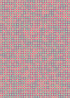 Soyut Geometrik Desen üretken hesaplama sanatı çizimi