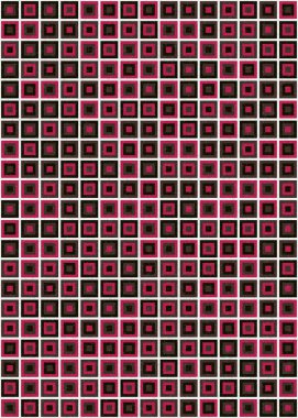 Soyut Geometrik Desen üretken hesaplama sanatı çizimi