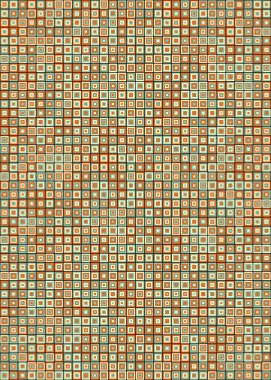 Soyut Geometrik Desen üretken hesaplama sanatı çizimi