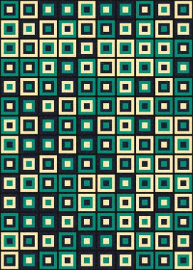 Soyut Geometrik Desen üretken hesaplama sanatı çizimi