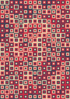 Soyut Geometrik Desen üretken hesaplama sanatı çizimi