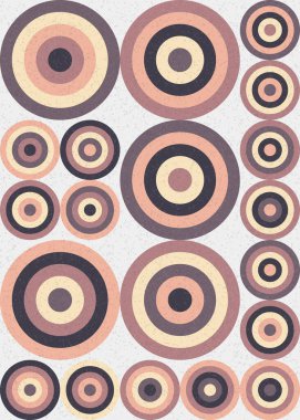 Soyut Geometrik Desen üretken hesaplama sanatı çizimi