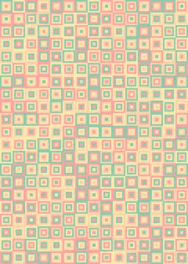 Soyut Geometrik Desen üretken hesaplama sanatı çizimi