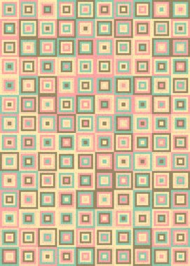 Soyut Geometrik Desen üretken hesaplama sanatı çizimi