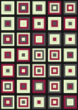 Soyut Geometrik Desen üretken hesaplama sanatı çizimi