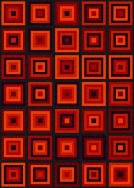 Soyut Geometrik Desen üretken hesaplama sanatı çizimi