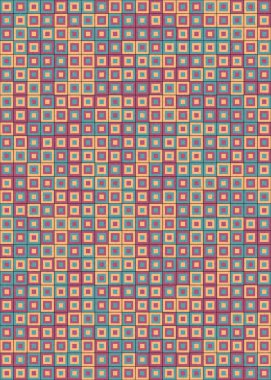 Soyut Geometrik Desen üretken hesaplama sanatı çizimi