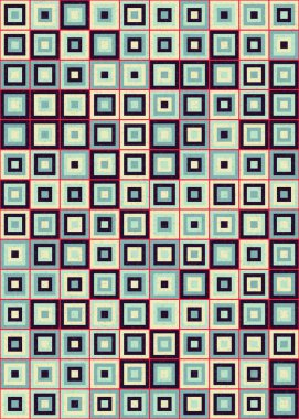 Soyut Geometrik Desen üretken hesaplama sanatı çizimi