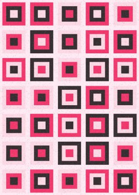 Soyut Geometrik Desen üretken hesaplama sanatı çizimi