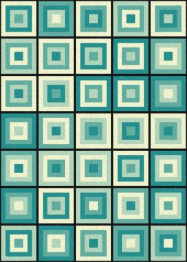 Soyut Geometrik Desen üretken hesaplama sanatı çizimi