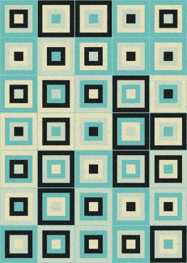 Soyut Geometrik Desen üretken hesaplama sanatı çizimi