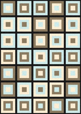 Soyut Geometrik Desen üretken hesaplama sanatı çizimi