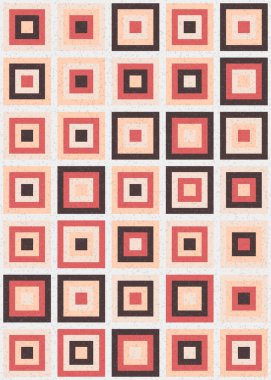 Soyut Geometrik Desen üretken hesaplama sanatı çizimi