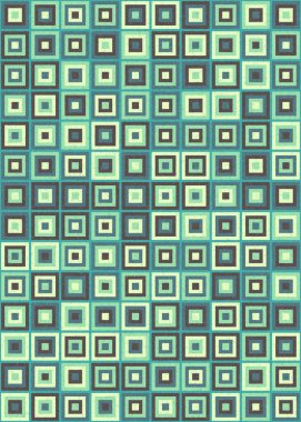 Soyut Geometrik Desen üretken hesaplama sanatı çizimi