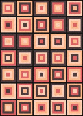 Soyut Geometrik Desen üretken hesaplama sanatı çizimi