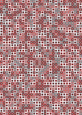 Soyut Geometrik Desen üretken hesaplama sanatı çizimi