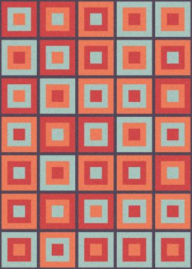 Soyut Geometrik Desen üretken hesaplama sanatı çizimi