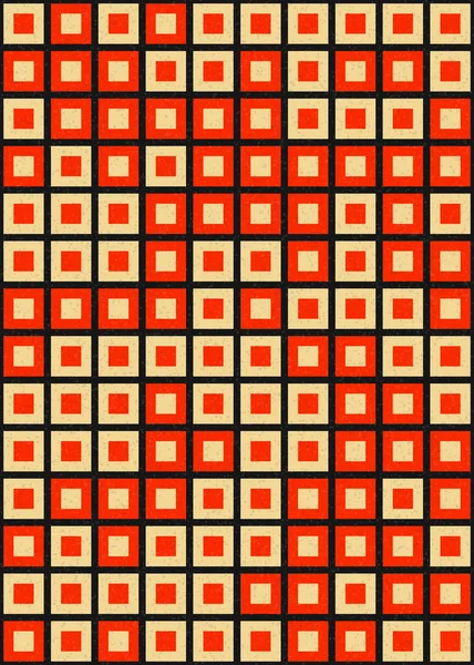 Abstrakt Geometriskt Mönster Generativ Beräkningskonst Illustration — Stock vektor