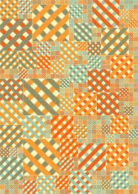 Soyut Geometrik Desen, hesaplama sanatı çizimi