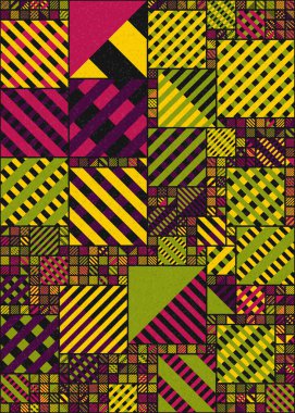 soyut geometrik desen üretken hesaplama sanatı illüstrasyonu, dijital duvar kağıdı