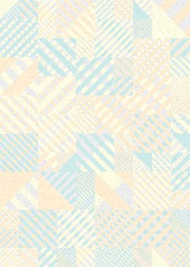 Soyut Geometrik Desen üretken hesaplama sanatı çizimi