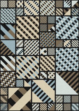 soyut geometrik desen üretken hesaplama sanatı illüstrasyonu, dijital duvar kağıdı