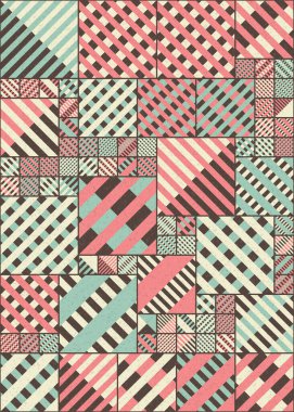 soyut geometrik desen üretken hesaplama sanatı illüstrasyonu, dijital duvar kağıdı