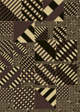 soyut geometrik desen üretken hesaplama sanatı illüstrasyonu, dijital duvar kağıdı