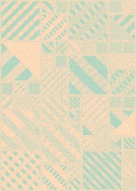 Soyut Geometrik Desen, hesaplama sanatı çizimi