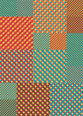 Soyut Geometrik Desen, hesaplama sanatı çizimi