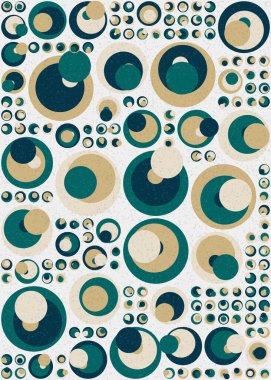 Soyut Geometrik Desen üretken hesaplama sanatı çizimi