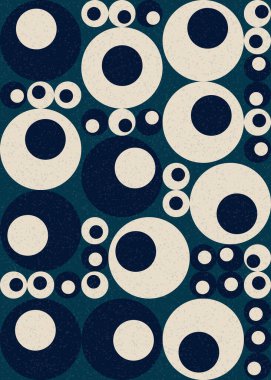 Soyut Geometrik Desen üretken hesaplama sanatı çizimi