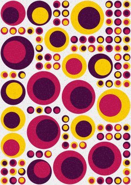 Soyut Geometrik Desen üretken hesaplama sanatı çizimi