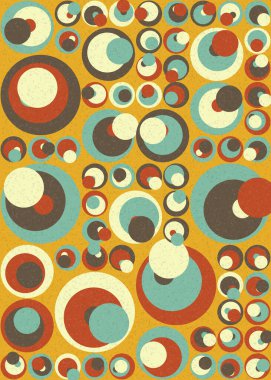 Soyut Geometrik Desen üretken hesaplama sanatı çizimi