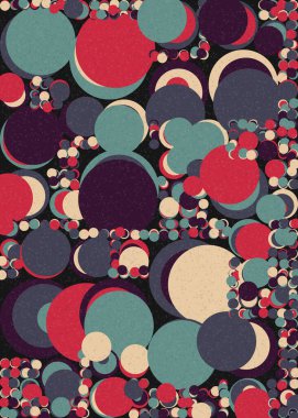 Soyut Geometrik Desen üretken hesaplama sanatı çizimi