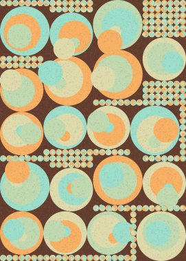 Soyut Geometrik Desen üretken hesaplama sanatı çizimi