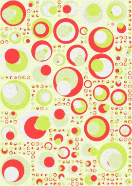 Soyut Geometrik Desen üretken hesaplama sanatı çizimi