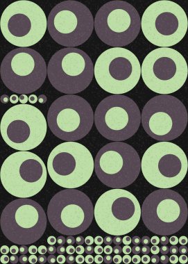 Soyut Geometrik Desen üretken hesaplama sanatı çizimi