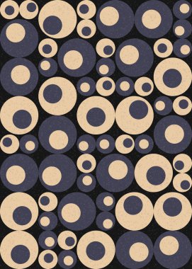 Soyut Geometrik Desen üretken hesaplama sanatı çizimi