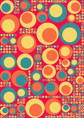 Soyut Geometrik Desen üretken hesaplama sanatı çizimi