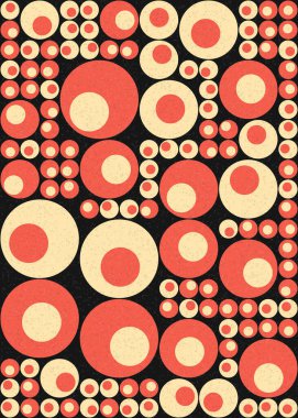 Soyut Geometrik Desen üretken hesaplama sanatı çizimi