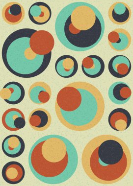 Soyut Geometrik Desen üretken hesaplama sanatı çizimi