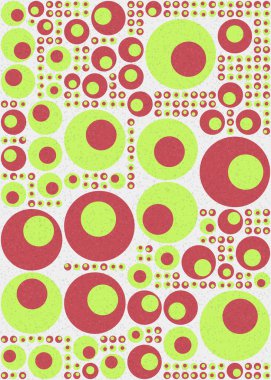 Soyut Geometrik Desen üretken hesaplama sanatı çizimi