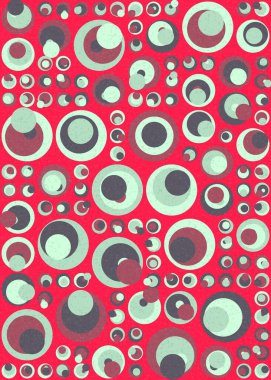 Soyut Geometrik Desen üretken hesaplama sanatı çizimi