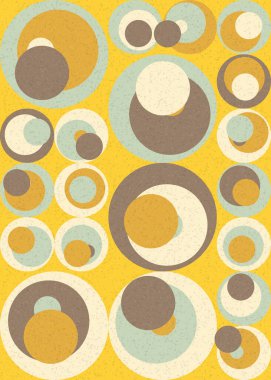 Soyut Geometrik Desen üretken hesaplama sanatı çizimi