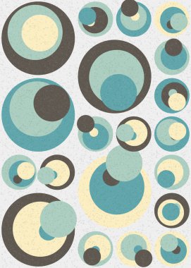 Soyut Geometrik Desen üretken hesaplama sanatı çizimi