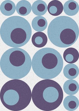 Soyut Geometrik Desen üretken hesaplama sanatı çizimi