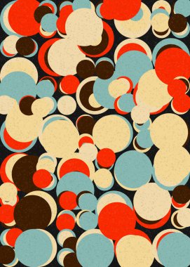 Soyut Geometrik Desen üretken hesaplama sanatı çizimi