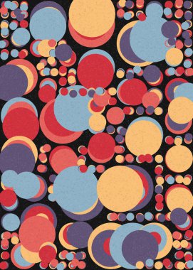 Soyut Geometrik Desen üretken hesaplama sanatı çizimi