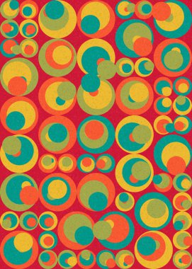 Soyut Geometrik Desen üretken hesaplama sanatı çizimi